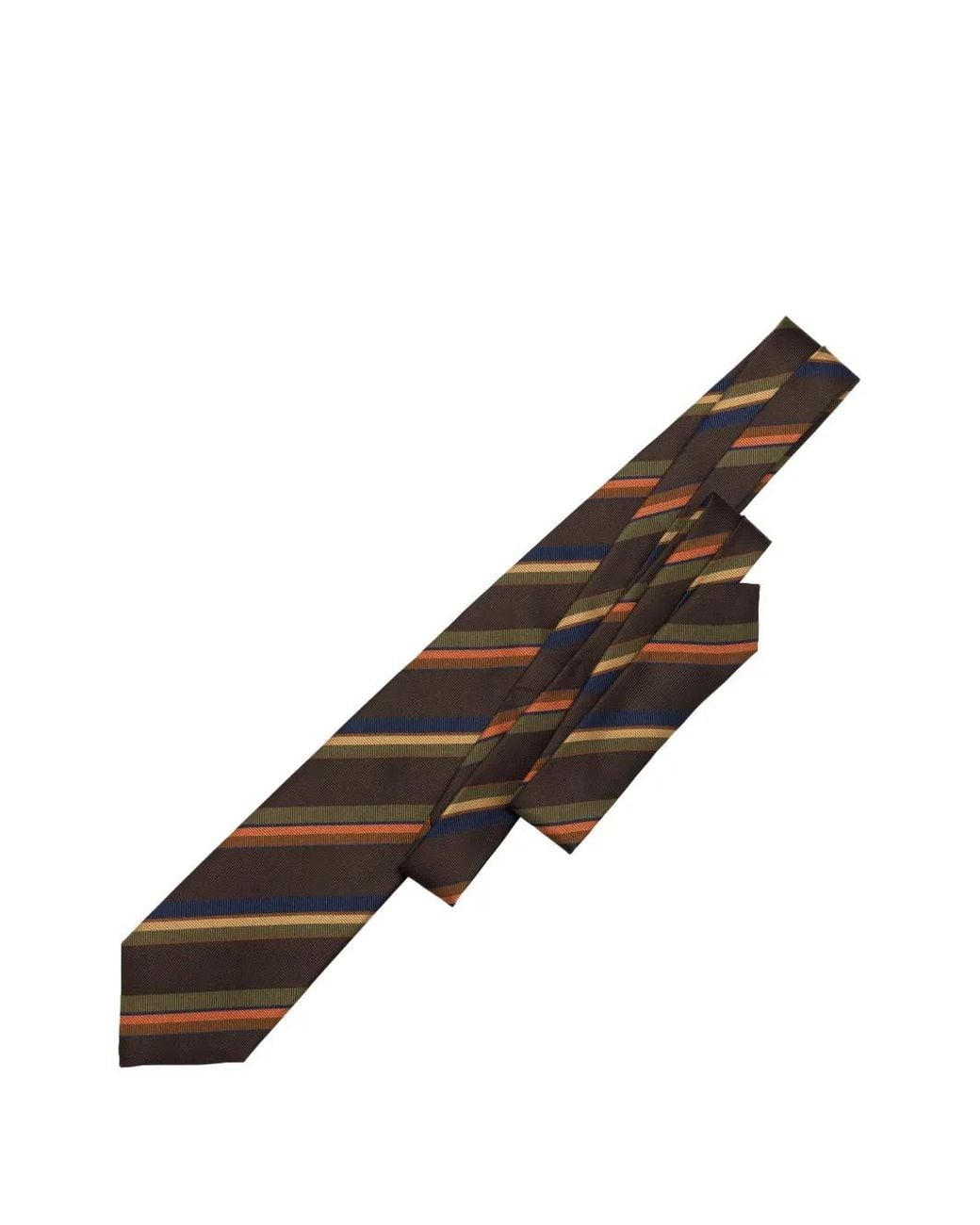 Elizabetta Battisti Silk Jacquard Tie In Brown For Men Lyst UK elizabetta-battisti-silk-jacquard-tie-in-brown-for-men-lyst-uk