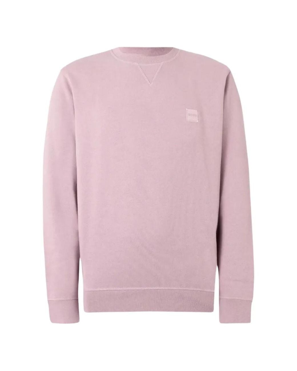 Boss Pink Sweat À Patch Logo for men