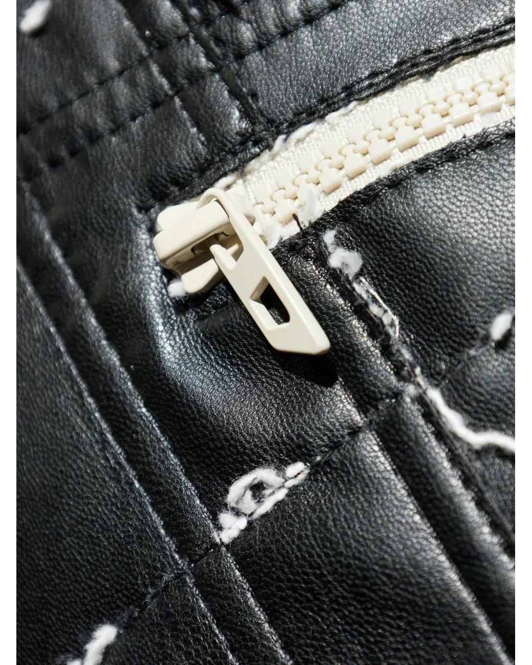 DIESEL Black Faux Fur & Shearling Jackets for men