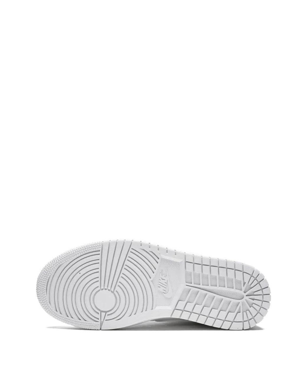 Nike White Air 1 Mid "Triple Patent Leather" Sneakers