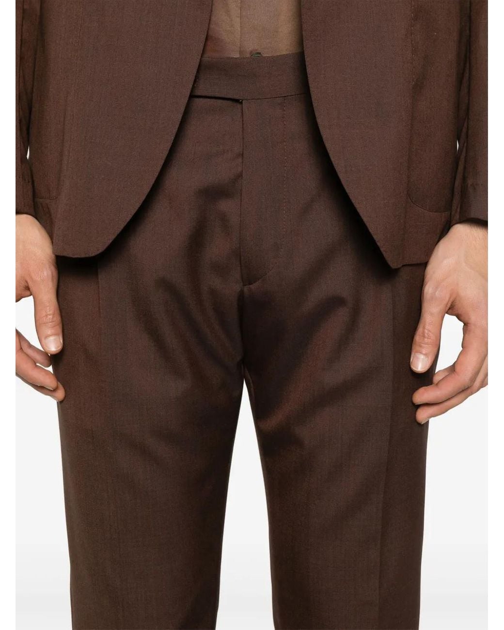 Tagliatore Brown Dakar Suit for men
