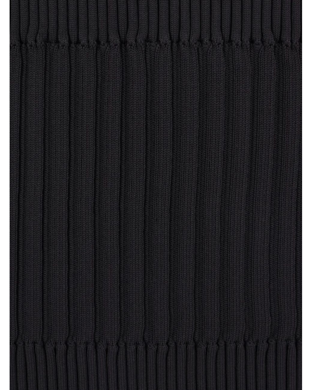 CFCL Black Sleeveless Midi Dress