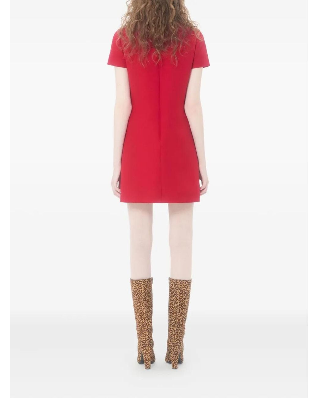 Valentino Garavani Embroidered Crepe Couture Mini Dress