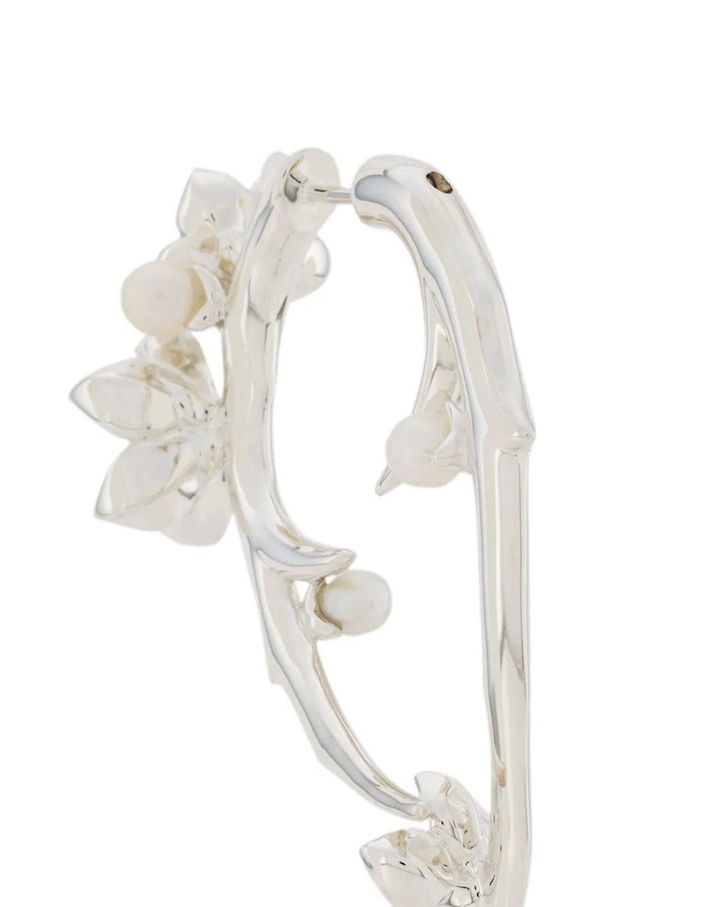 Shaun Leane White Cherry Blossom Hook Earrings