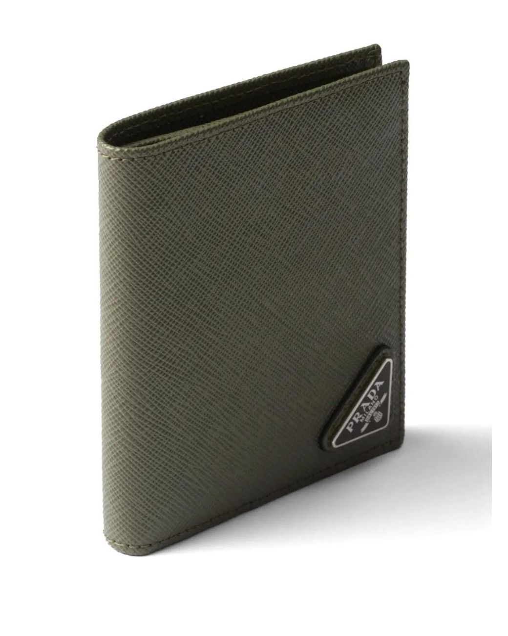 Prada Green Saffiano Leather Wallet for men