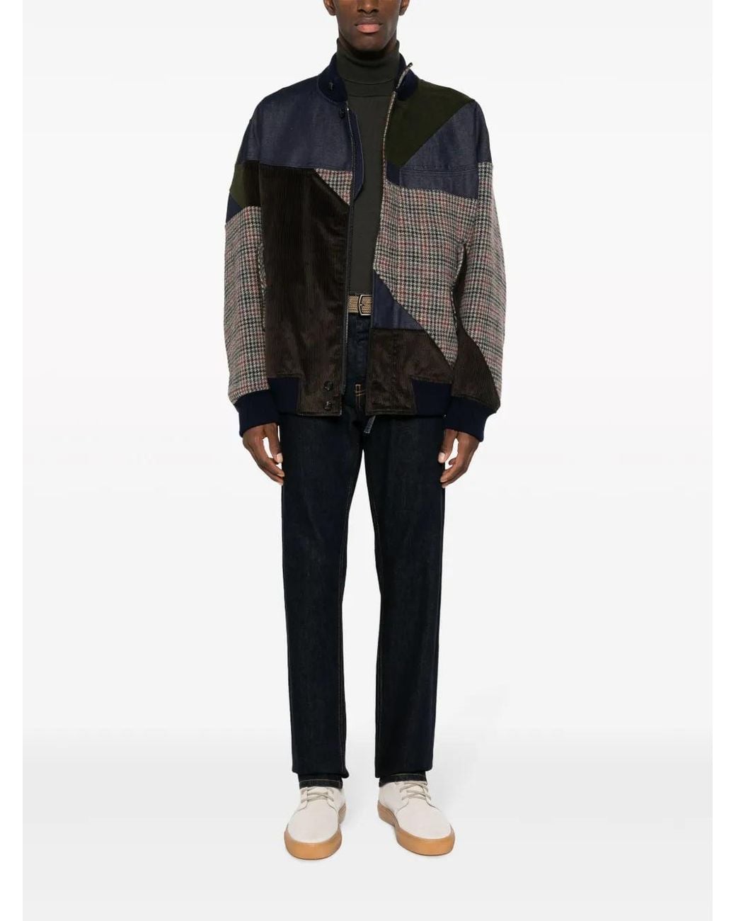 Baracuta Black Patchwork Jacket for men