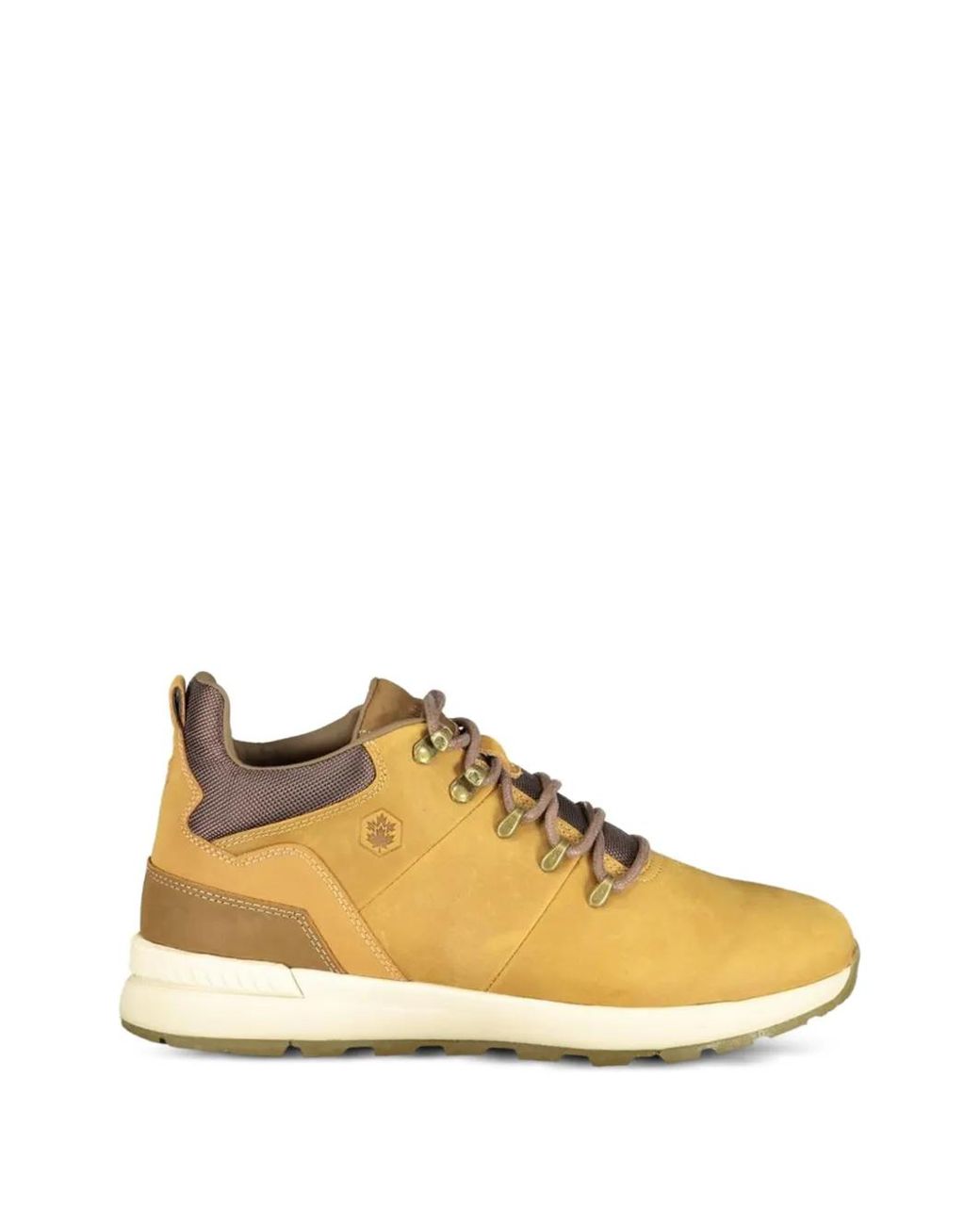 Lumberjack Natural Round-Toe Lace-Up Sneakers for men