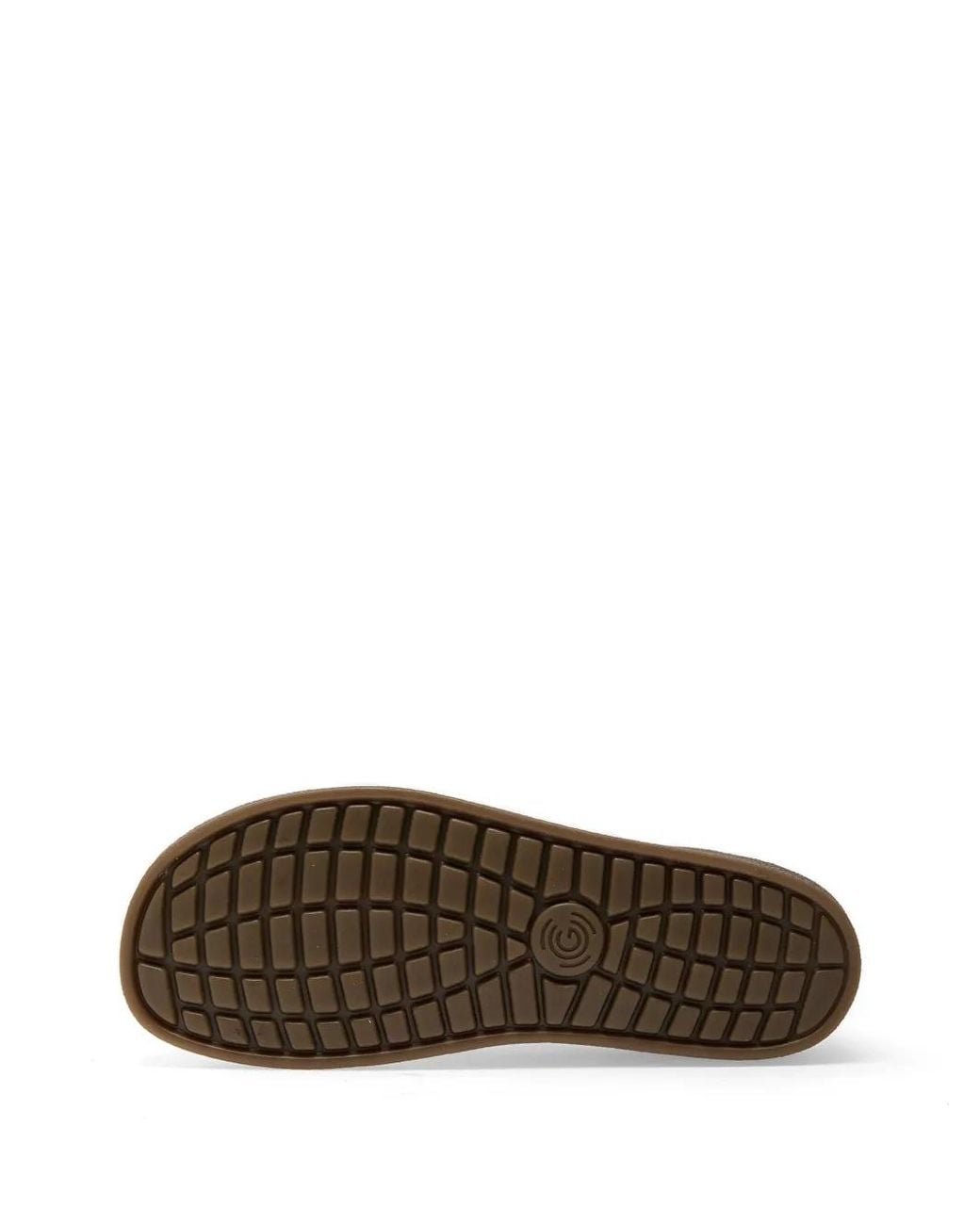 Groundies Purple Panama Suede-Panelled Leather Sneakers