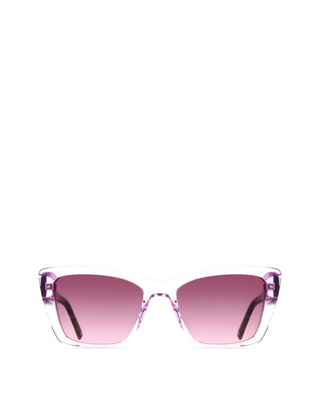 DKNY Pink Tortoiseshell-Effect Cat-Eye Sunglasses