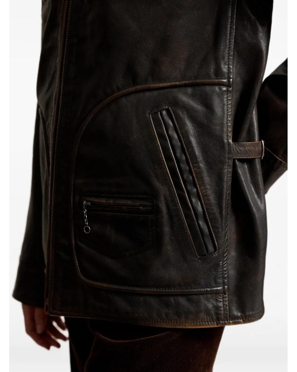 Polo Ralph Lauren Black Leather Moto Jacket