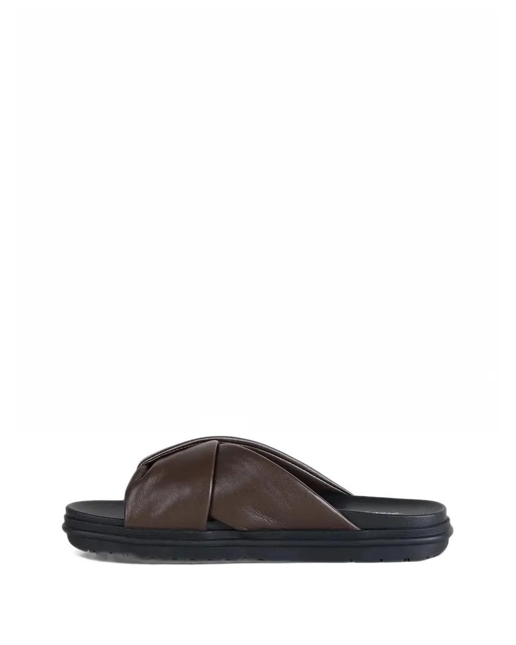 EMU White Selene Crossover-Strap Slides