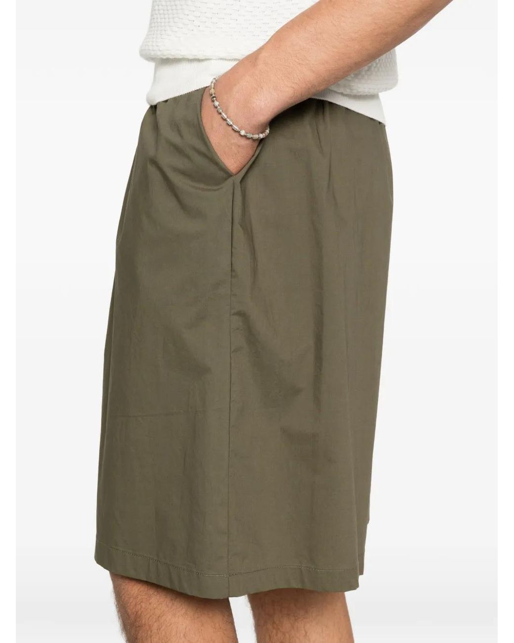 Imperial Green Elasticated Shorts for men