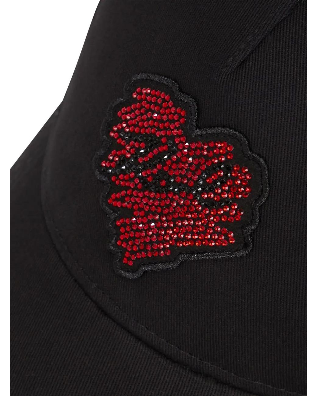 Karl Lagerfeld Black K/Heart Cap