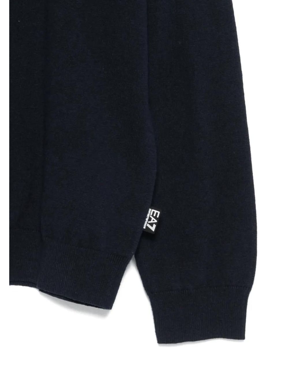 EA7 Blue Pull À Patch Logo for men