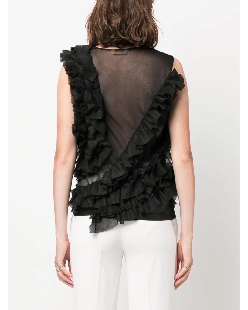 Ulla Johnson Black Winnifred Sleeveless Top