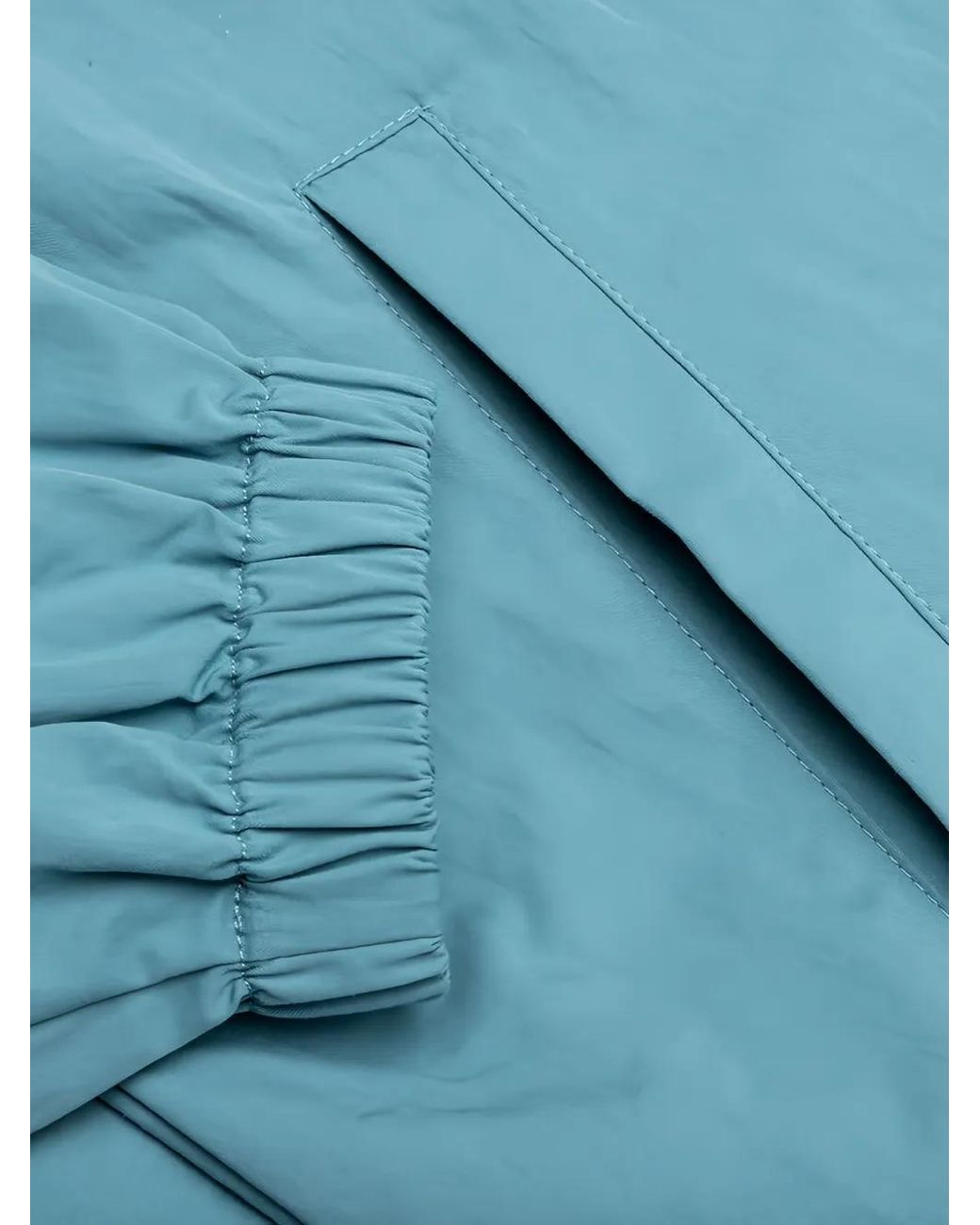 AWAKE NY Blue Logo-Patch Twill Jacket for men