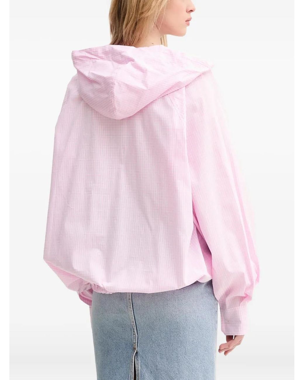Fiorucci White Gingham Hoodie