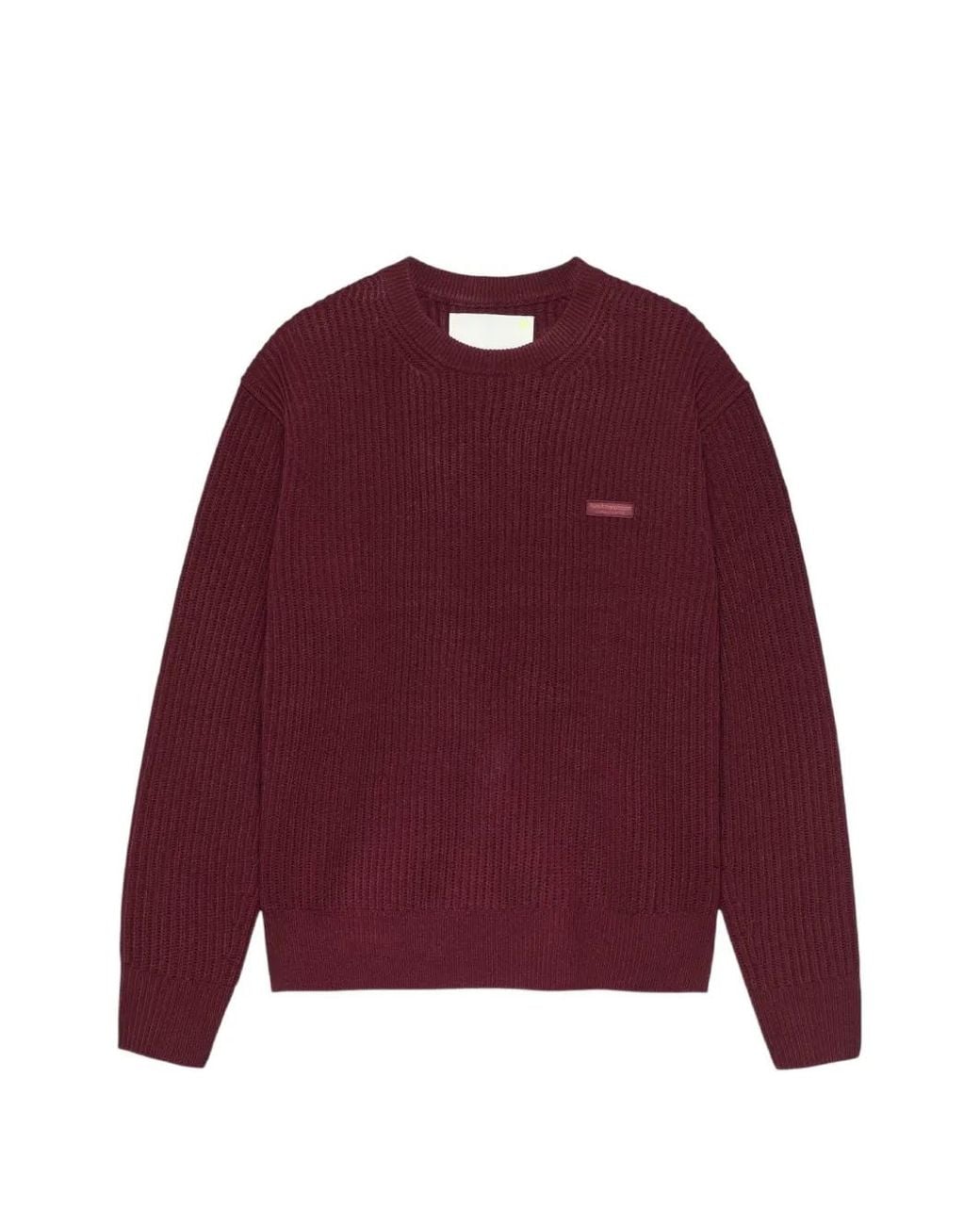 New Amsterdam Red Crew-Neck Sweater for men