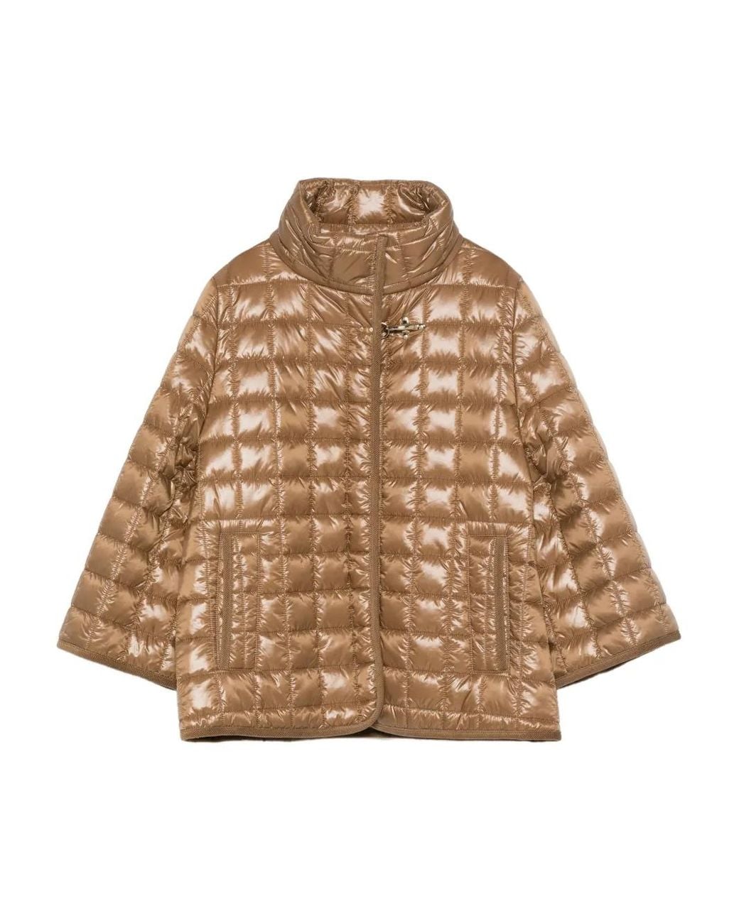 Fay Natural Quilted Padded Jacket