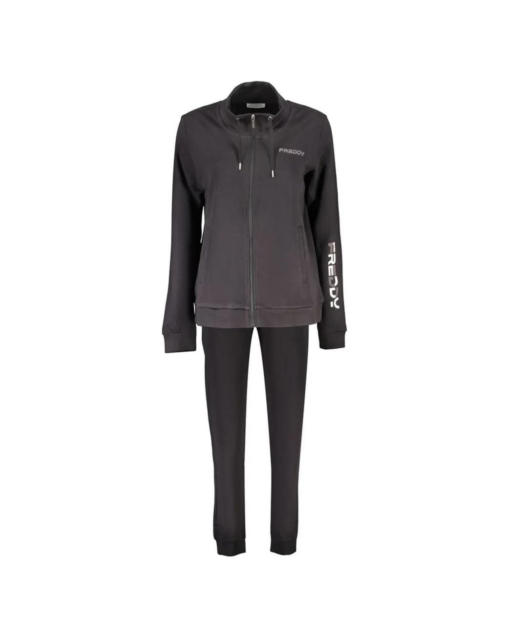 Freddy Black Logo-Print Tracksuit