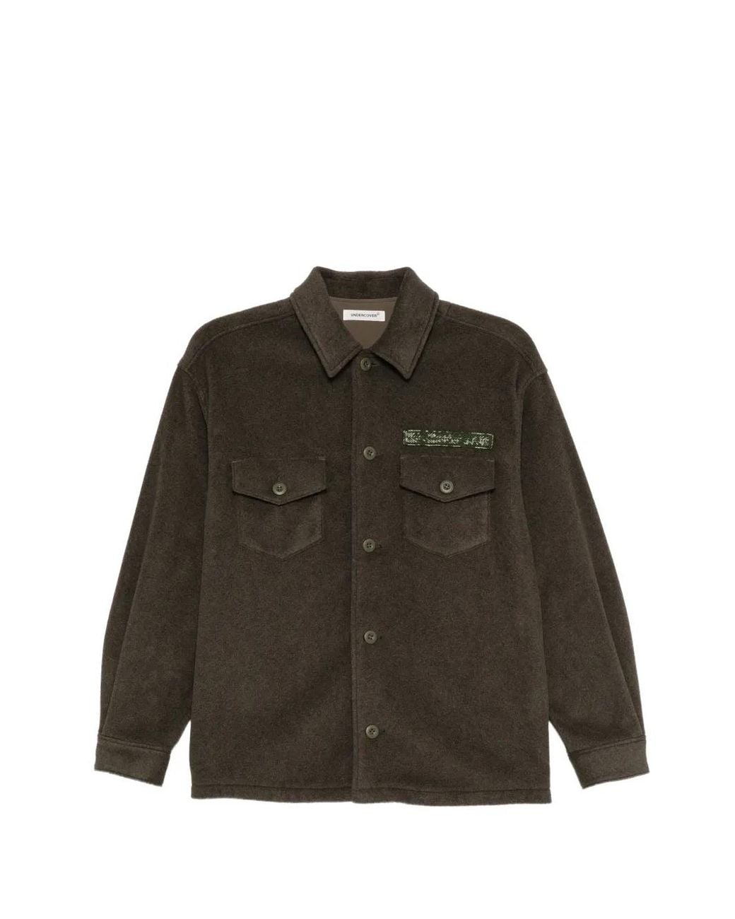 Undercover Green Hemd Mit Perlen