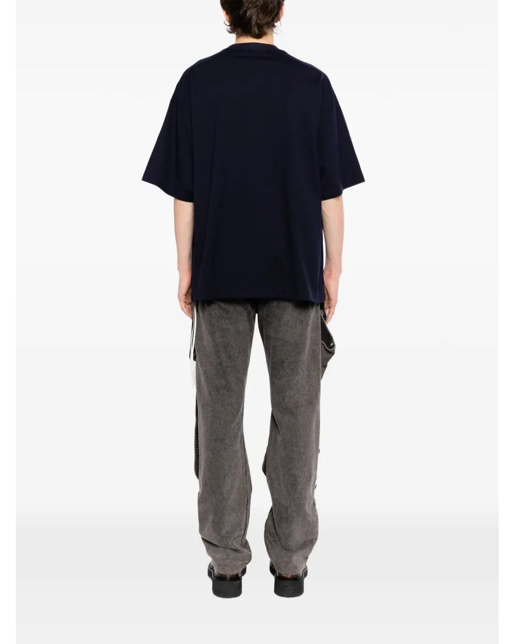Mastermind Japan Blue Logo-Appliqué T-Shirt for men