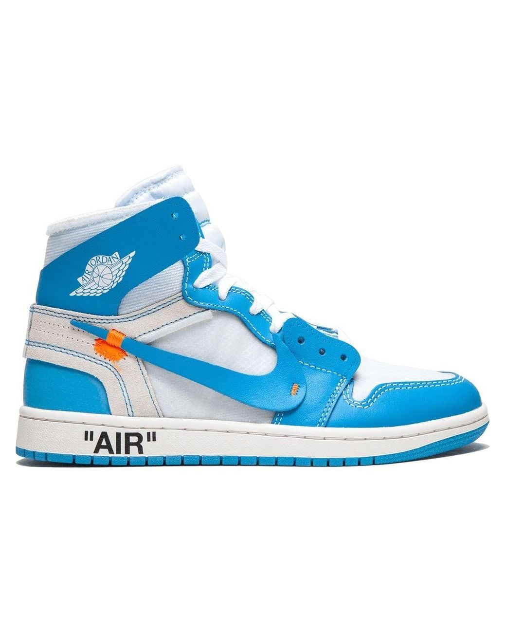 NIKE X OFF-WHITE Leather Air Jordan 1 