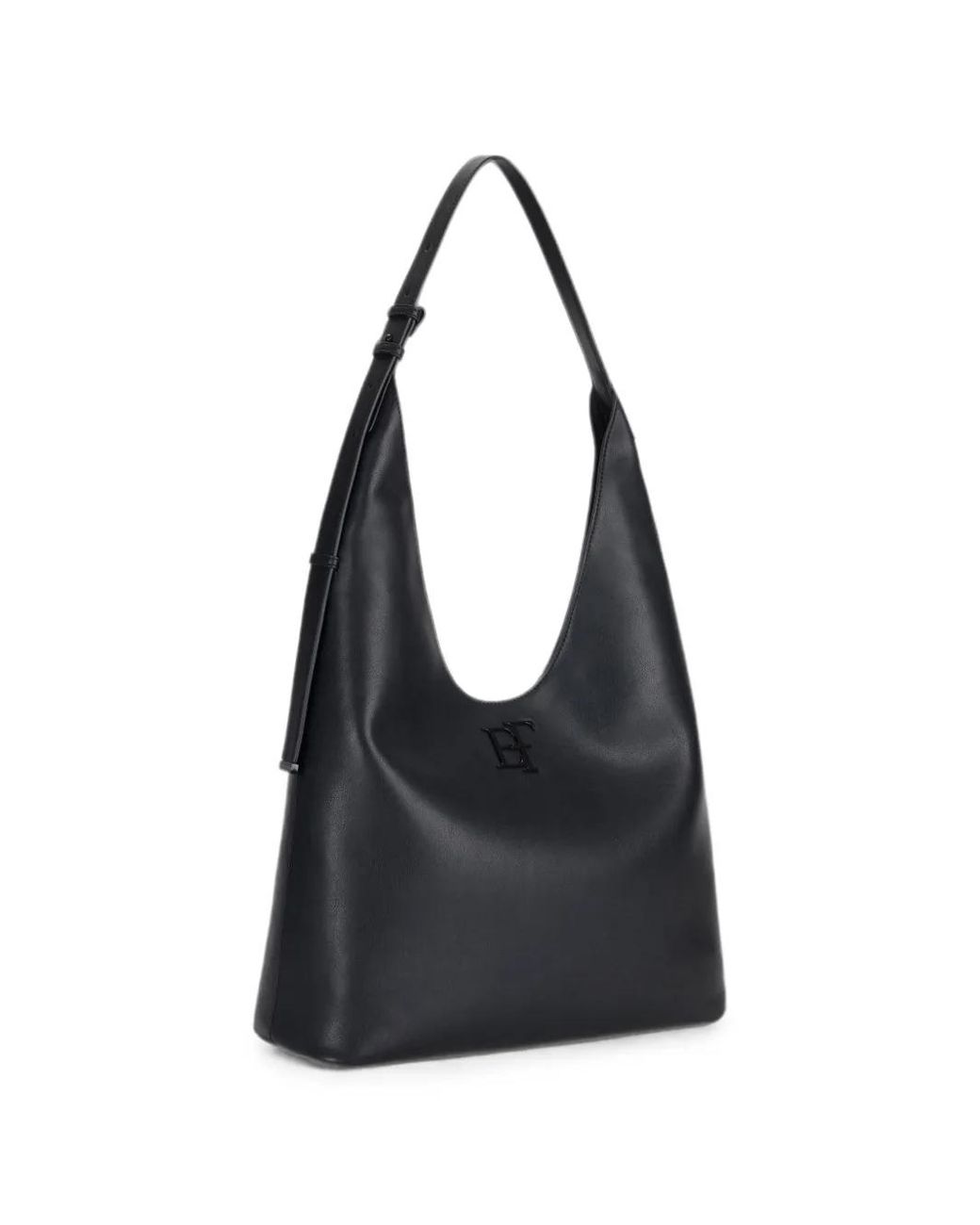 Elisabetta Franchi Black Large Bag With Logo