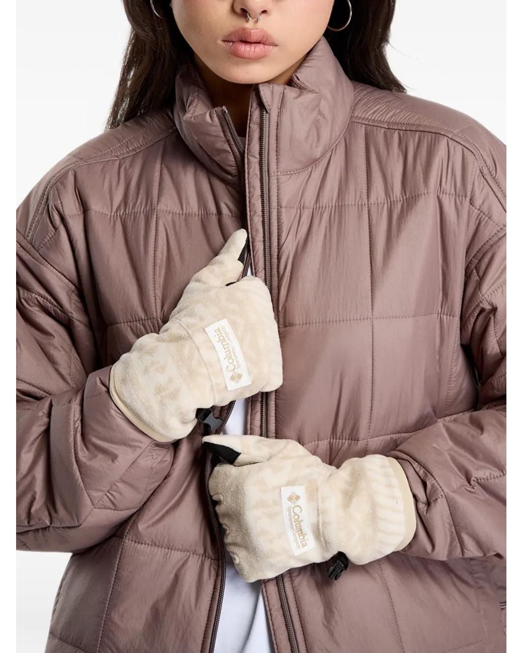 Columbia Brown Sequoia Grove Fleece Gloves