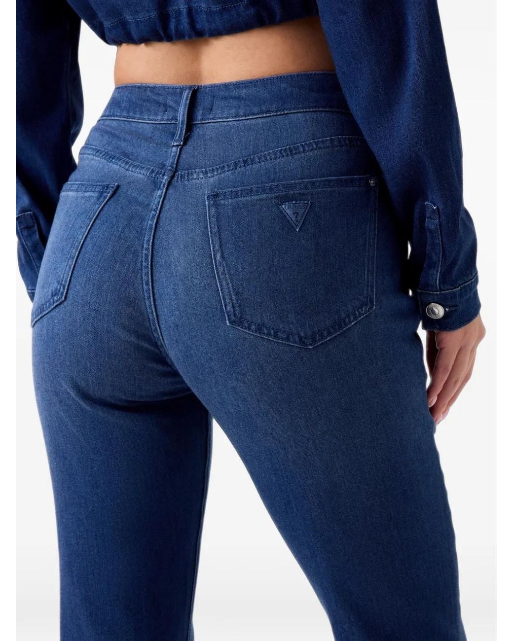 Guess Flared Jeans in het Blue