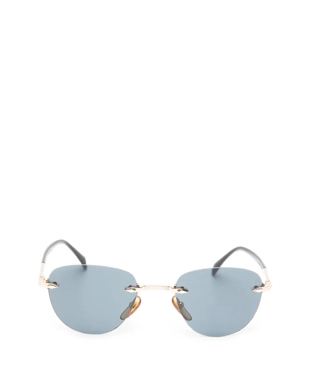David Beckham Blue Lunettes De Soleil À Verres Teintés