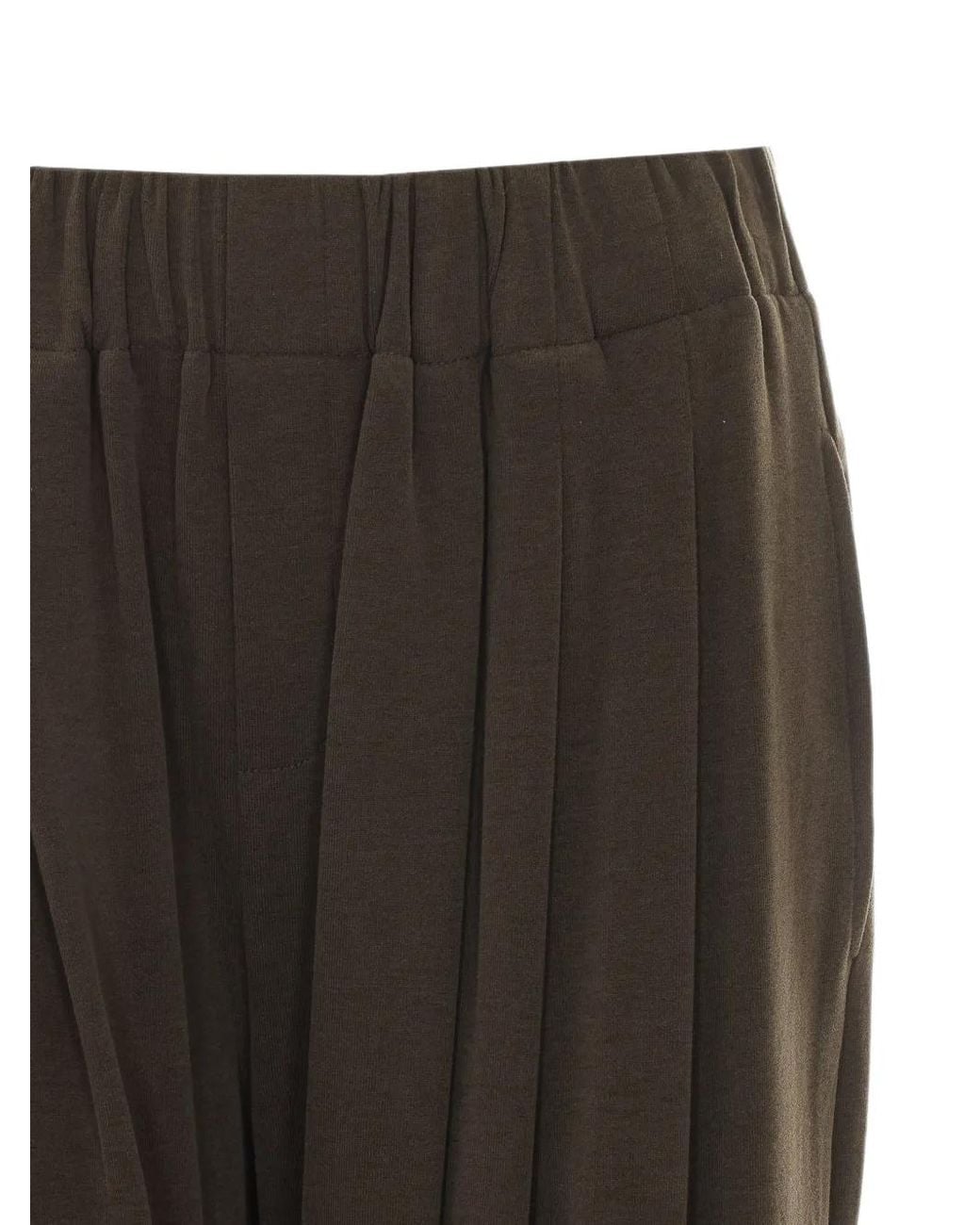 Elle Brown Elasticated-Waist Track Pants