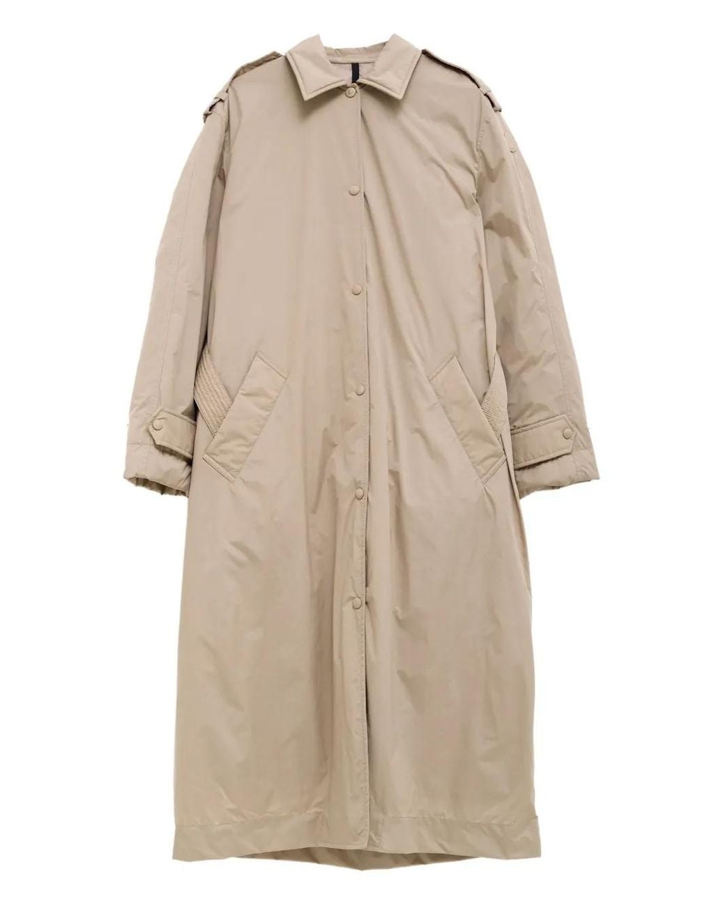 Moncler Natural Belted Trench Coat