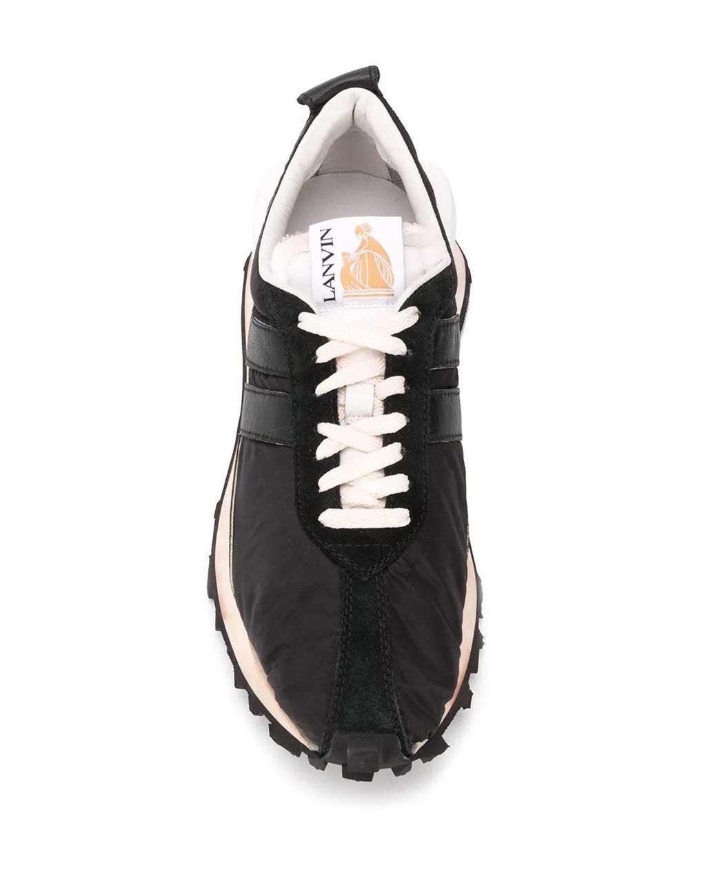 Lanvin Leren Sneakers in het Black voor heren