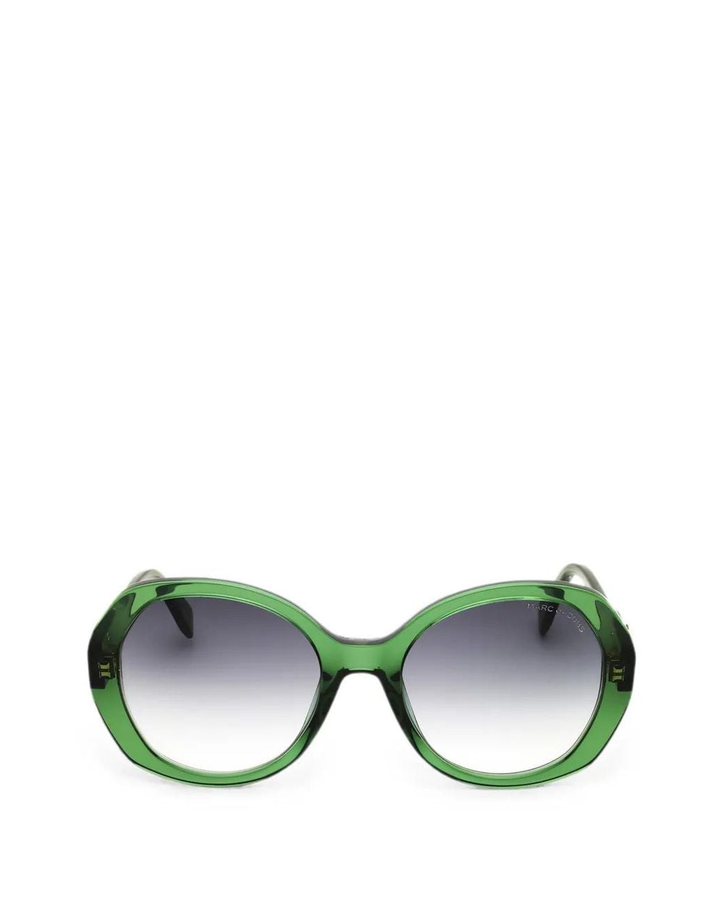 Marc Jacobs Green Round-Frame Sunglasses