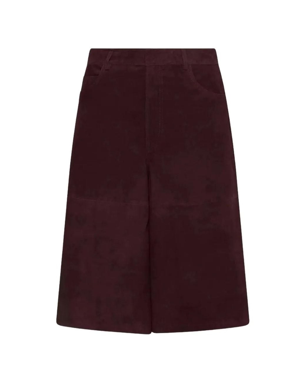 Marella Purple Wide-Leg Trousers