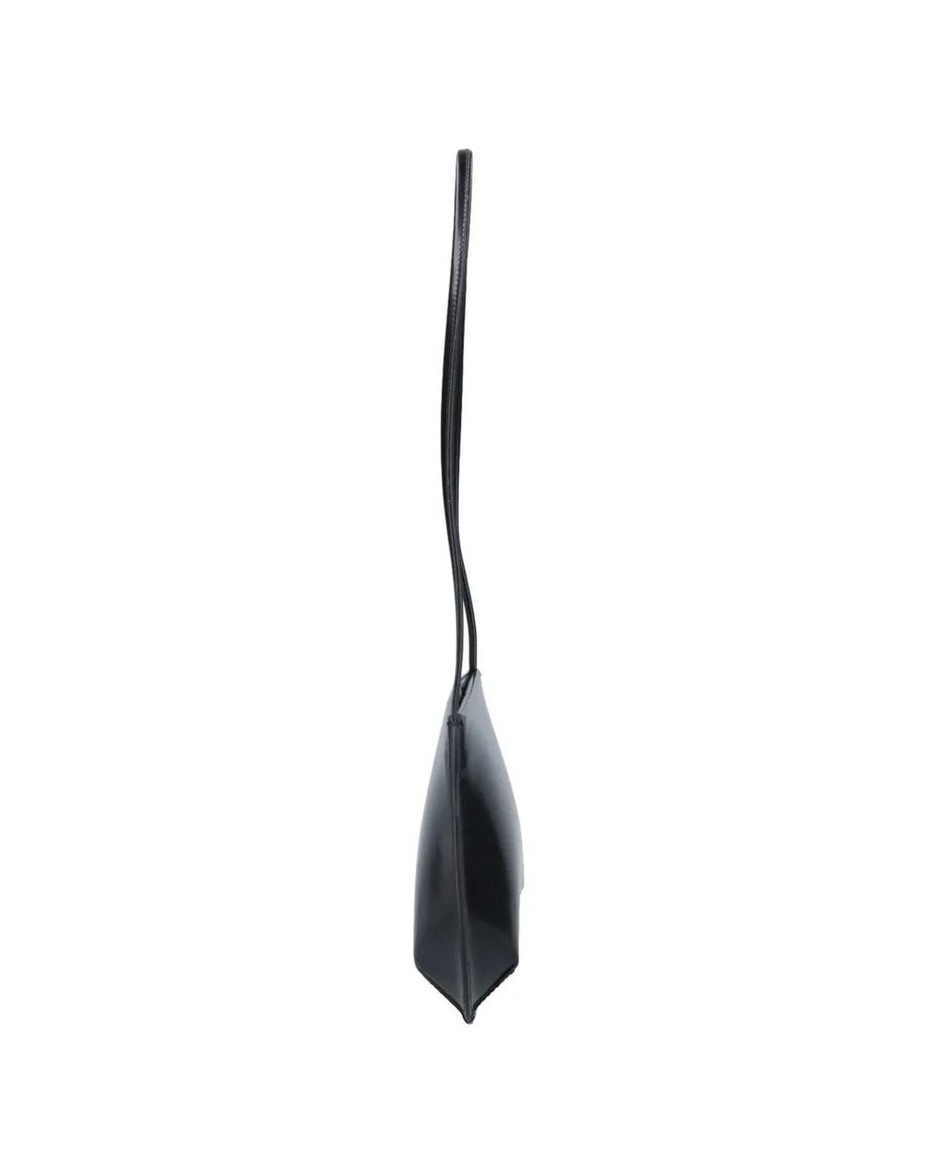 Faune Black Bra Leather Shoulder Bag