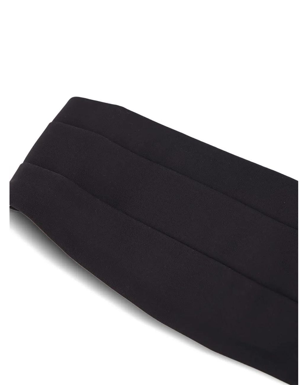 Tom Ford White Pleated Cummerbund Belt