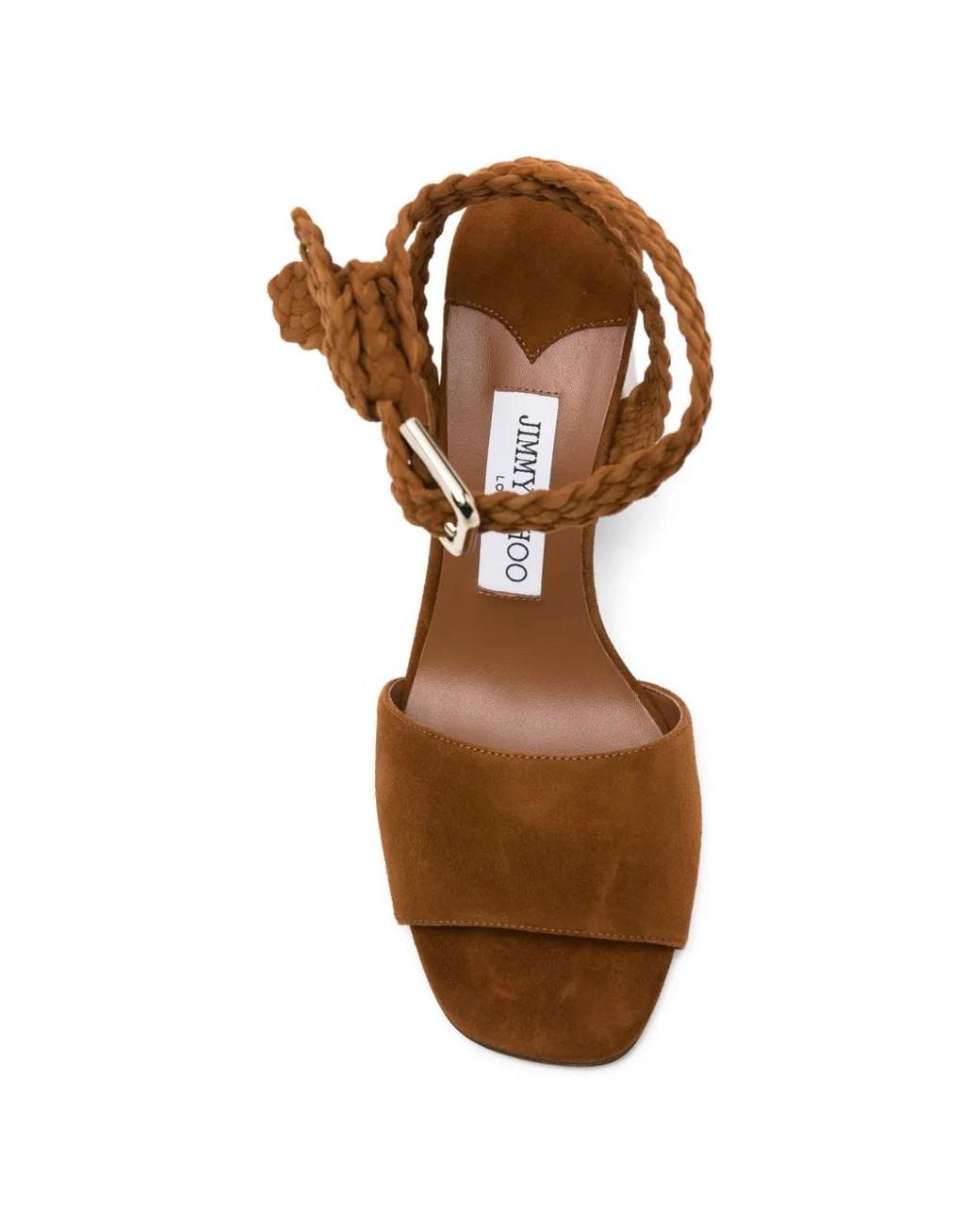 Jimmy Choo Brown Rori Suede Sandals