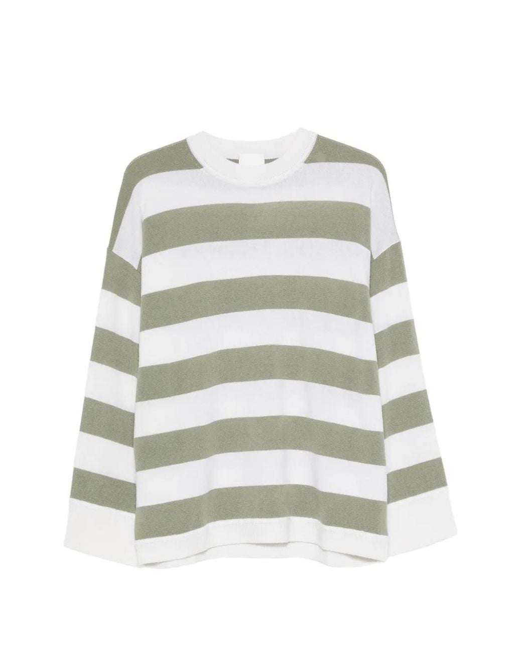 Pull À Rayures Horizontales Allude en coloris White