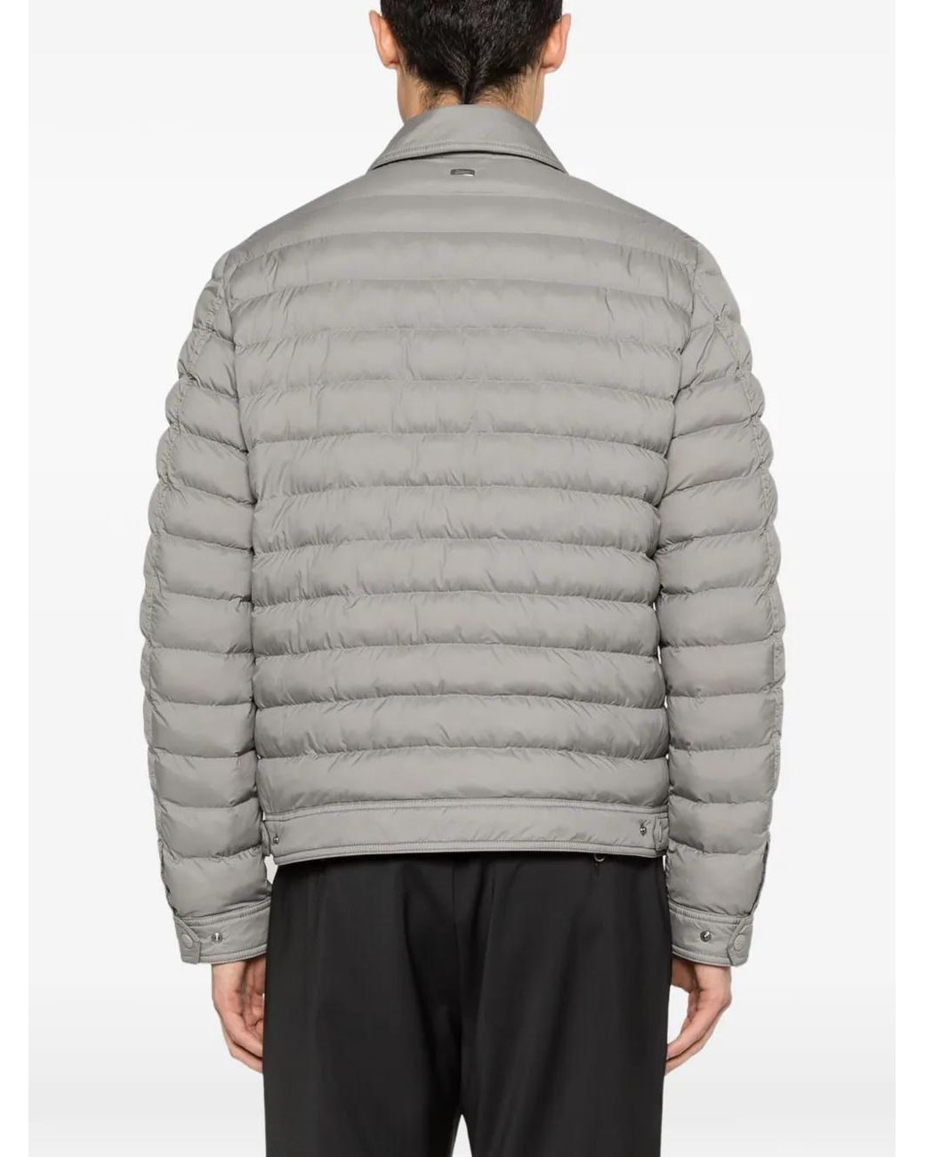 Chaqueta Con Bolsillo Con Botón Herno de hombre de color Gray