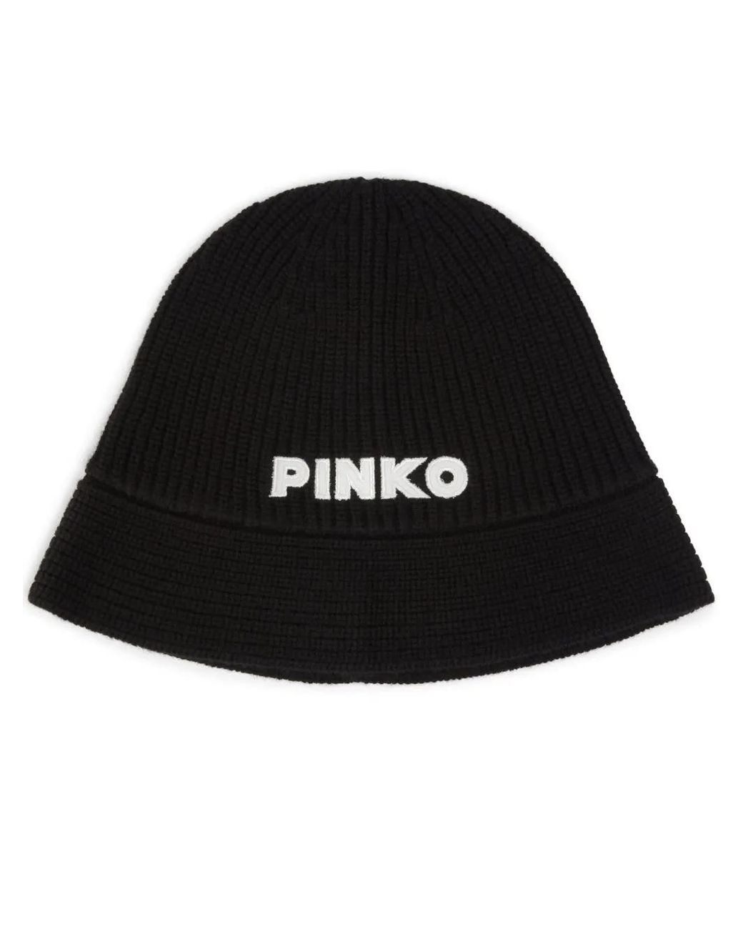 Pinko Black Logo-Appliqué Bucket Hat