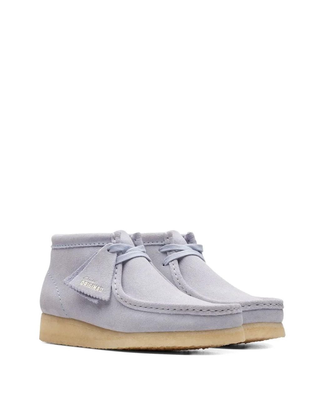 Clarks White Wallabee Derby Shoes