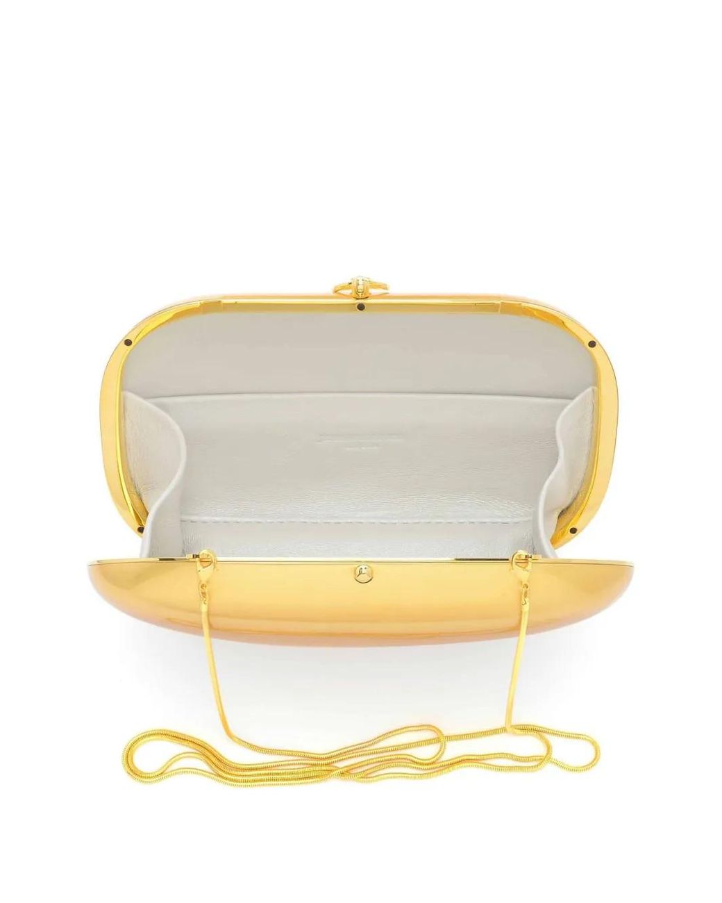 Jeffrey Levinson Yellow Elina Clutch Bag