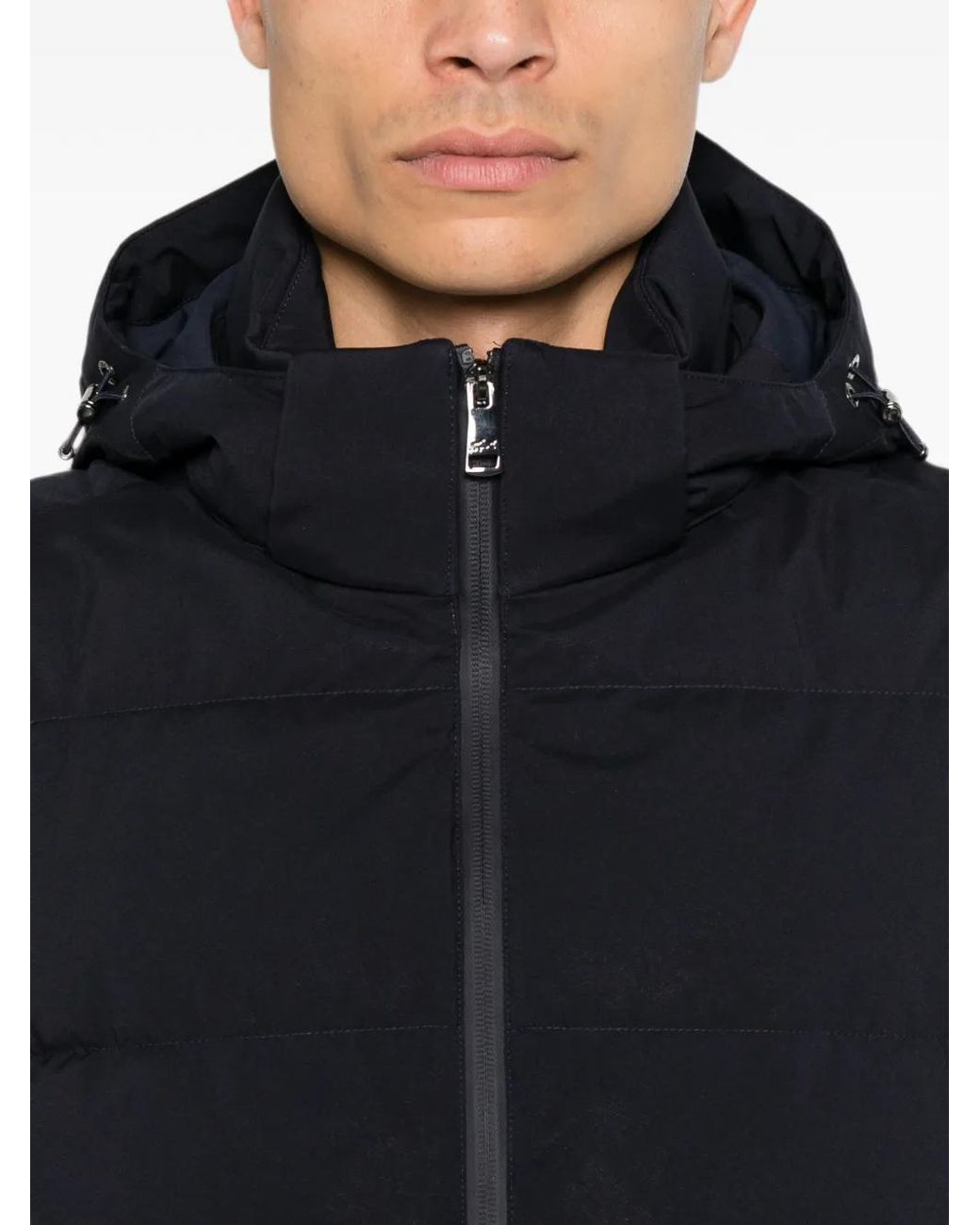 Paul & Shark Blue Zip-Fastening Hooded Gilet for men