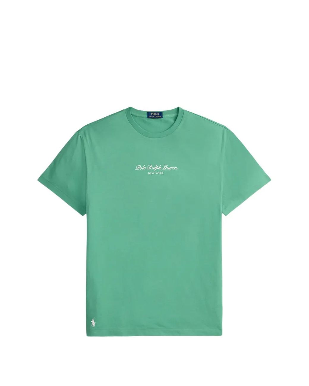 Polo Ralph Lauren Green T-Shirt En Coton À Logo Imprimé for men