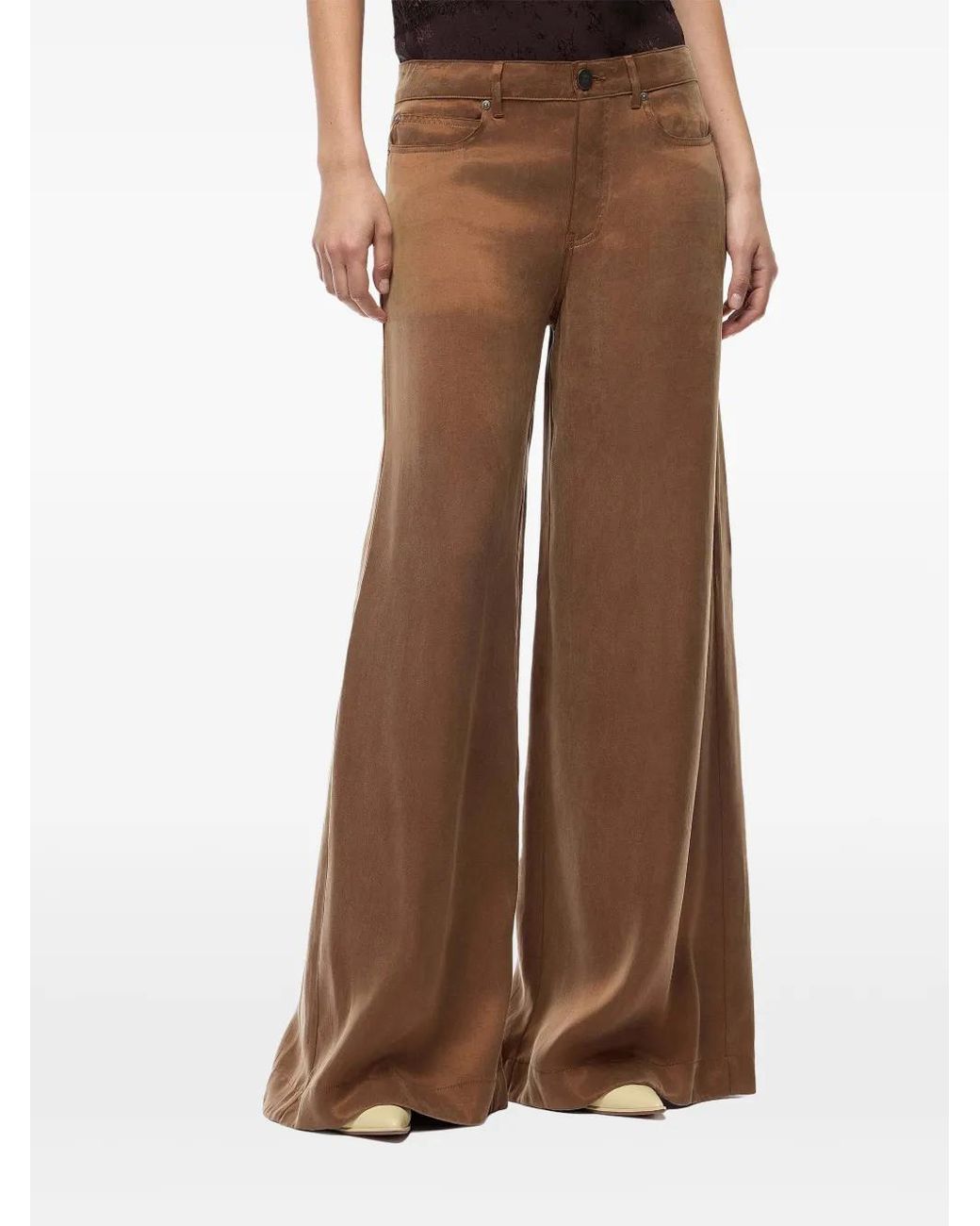Pinko Brown Palazzo Trousers