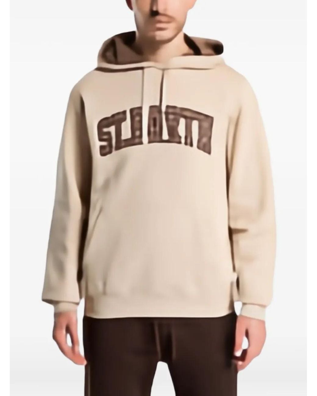 Mc2 Saint Barth Natural Logo-Patch Hoodie for men