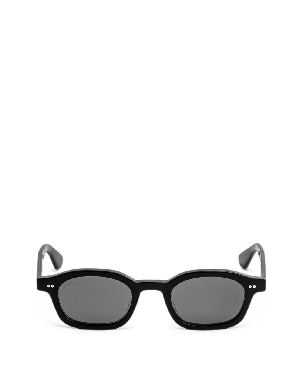 AKILA Black Ceres Square-Frame Sunglasses