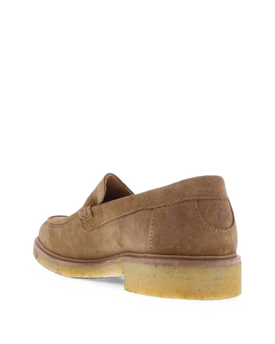 Goosecraft Brown Chet 2-A Suede Loafers for men